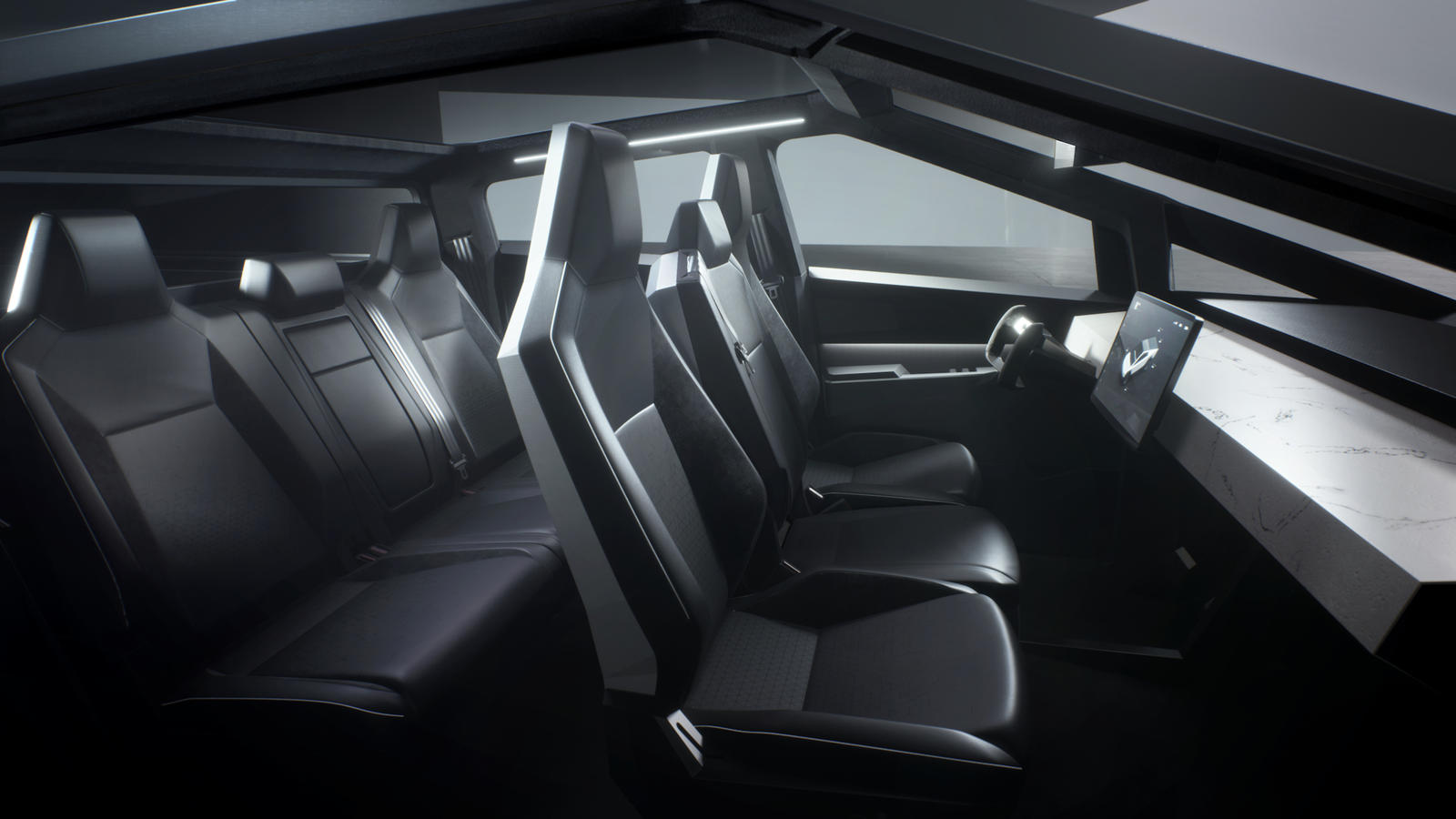 Tesla Cybertruck Interior