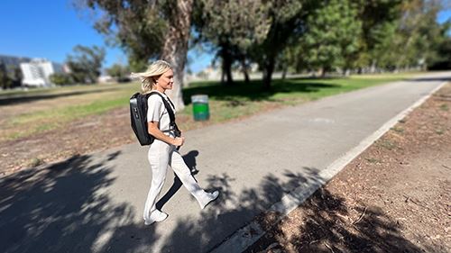 Hiking and the Tesla Cyberbackpack
