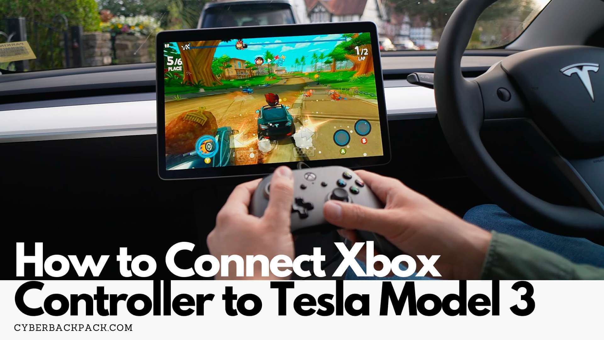 How to Connect Xbox Controller to Tesla Model 3