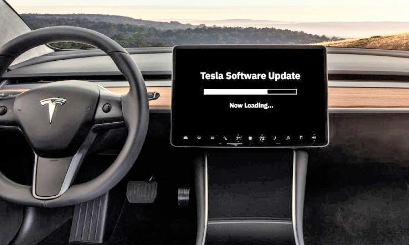 How to update Tesla without wifi