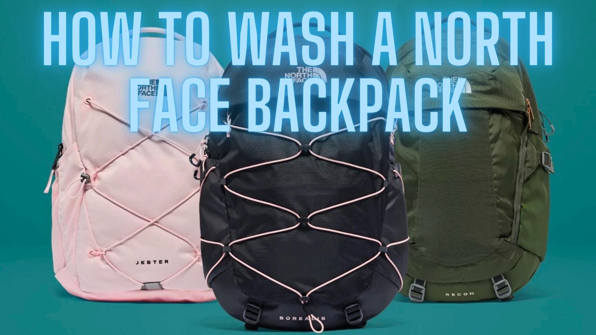 How to wash a north face backpack