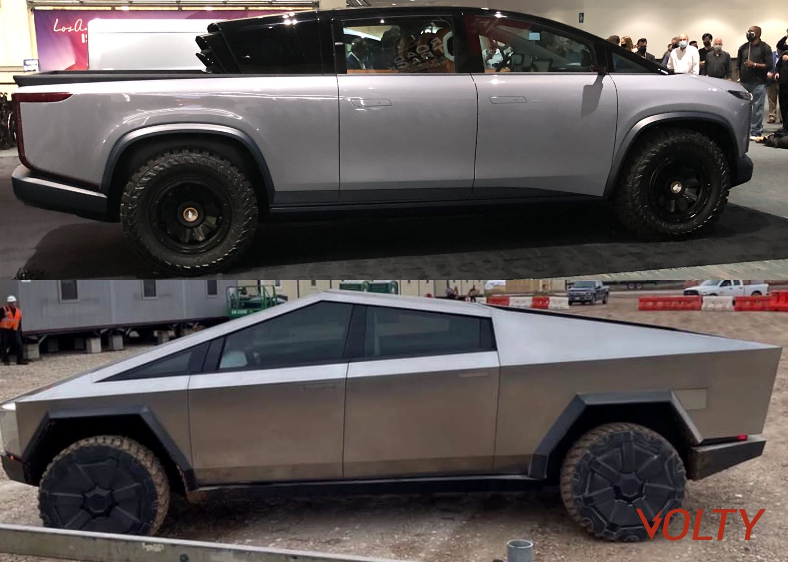 Tesla Cybertruck vs. Edison Future Truck EF1-T