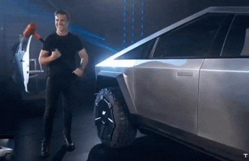 Who designed Cybertruck?