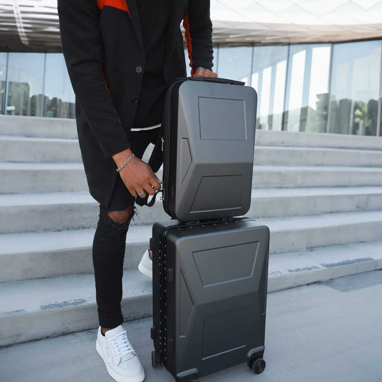 CYBERBRANDS LUGGAGE + BACKPACK 3.0 Travel Bundle