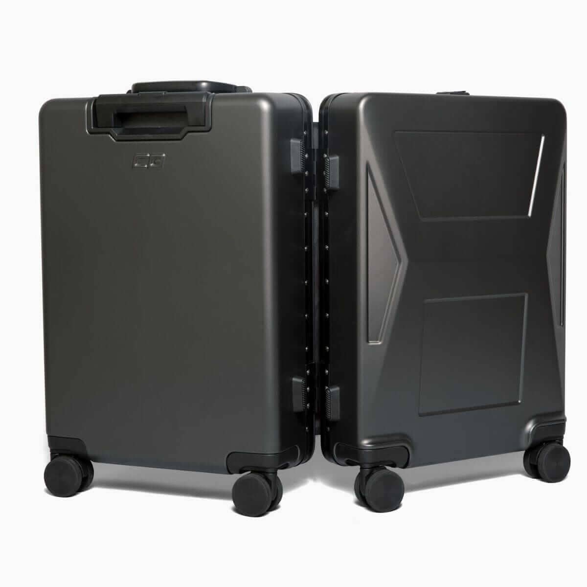 CyberLuggage 38L Carry-on Suitcase Luggage in Gray Luggage Cyberbrands