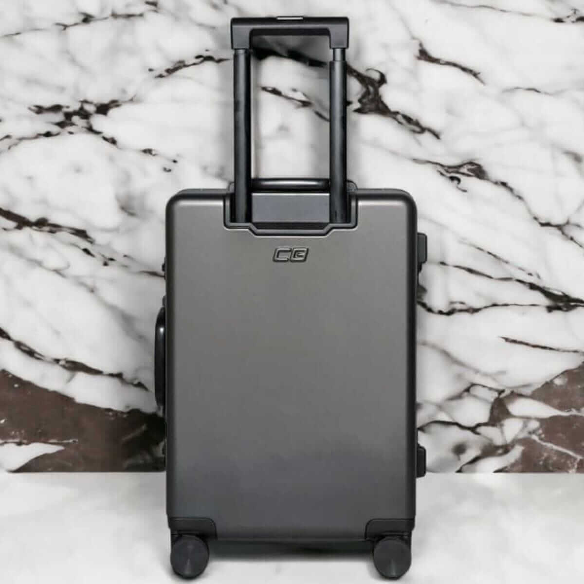 CyberLuggage 38L Carry-on Suitcase Luggage in Gray Luggage Cyberbrands