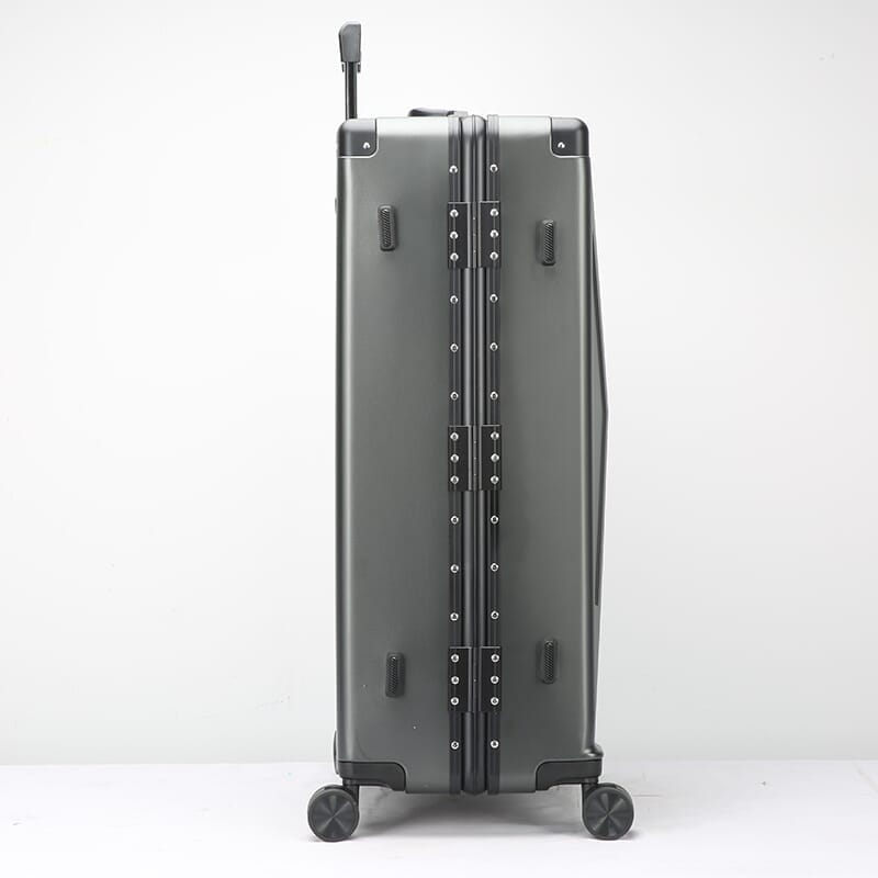 CyberLuggage Checked Suitcase Luggage in Gray Luggage Cyberbrands
