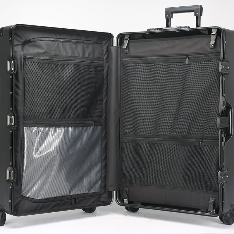 CyberLuggage Checked Suitcase Luggage in Gray Luggage Cyberbrands
