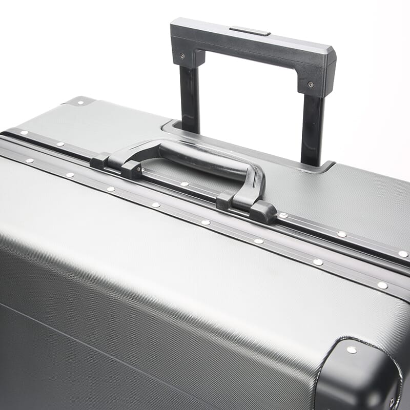 CyberLuggage Checked Suitcase Luggage in Gray Luggage Cyberbrands