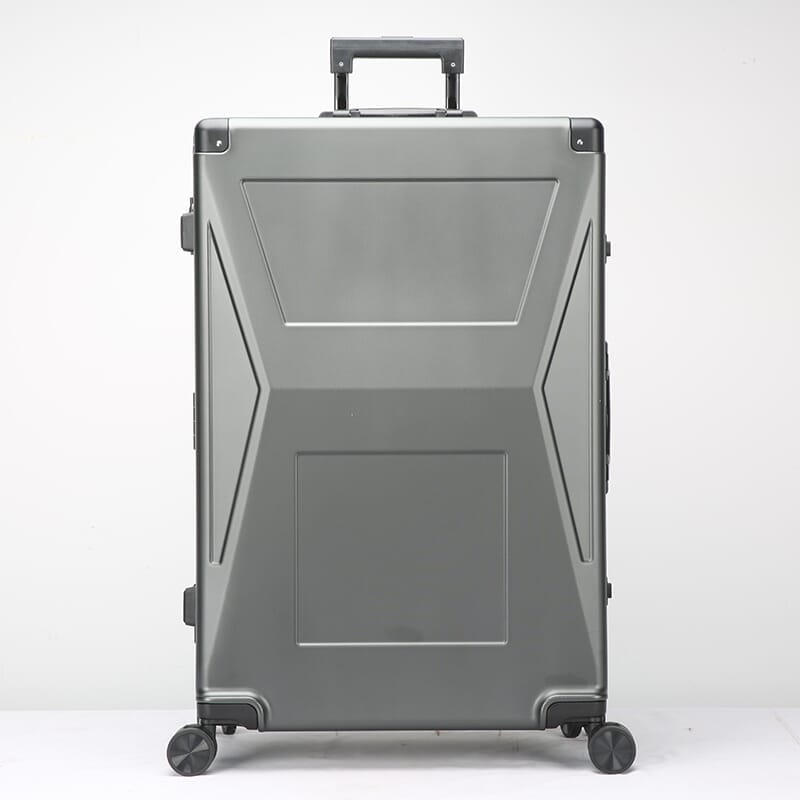 CyberLuggage Checked Suitcase Luggage in Gray Luggage Cyberbrands Steel Gray 