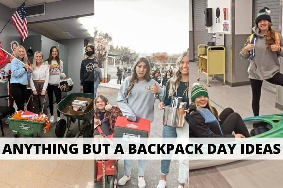 Anything But a Backpack Day: Ideas and Tips for a Fun-Filled Day Witho