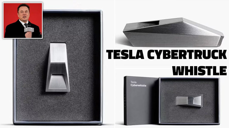 Be the Envy of All Cybertruck Fans: Get the Limited-Edition Tesla Cybertruck Whistle Cyberwhistle and Cyberbackpack Today