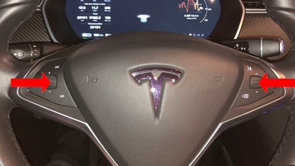 How to reset Tesla screen