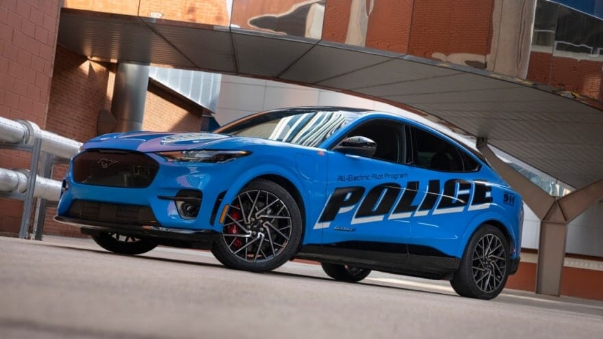 Police Departments Move From Ford Crown Vic To Ford Mustang Mach E!