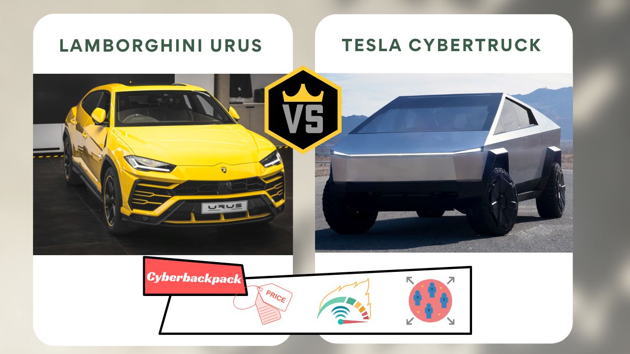 Tesla Cybertruck vs. Lamborghini Urus