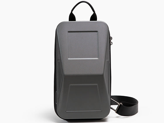 Innovative cybersling crossbody bag with built-in USB charging port
