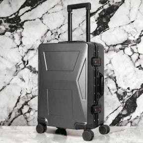 CyberLuggage 38L Carry-on Suitcase Luggage in Gray Luggage Cyberbrands 