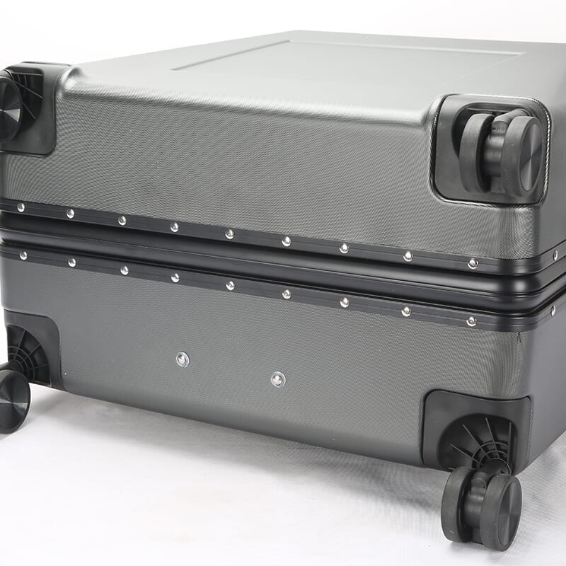 CyberLuggage Checked Suitcase Luggage in Gray Luggage Cyberbrands 
