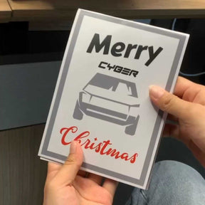 Cybertruck Christmas Card: Limited Edition Set! (4 Cards in a pack) Cyberbackpack 